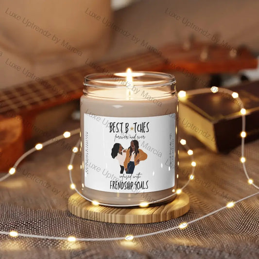 9 oz. Best B*tches Scented Soy Candle White Sage + Lavender 9oz