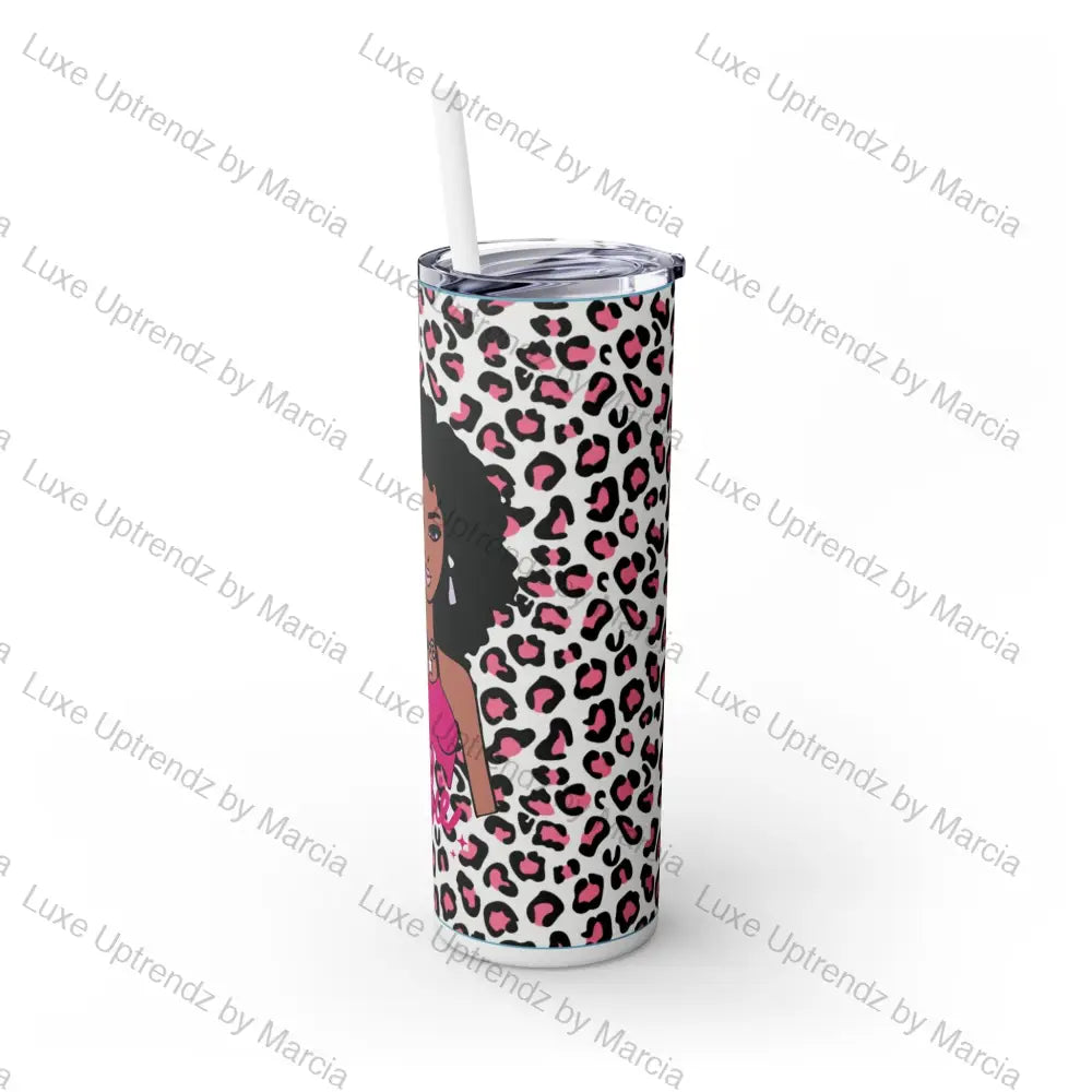 Barbie’s 65Th Skinny Tumbler With Straw 20Oz Mug