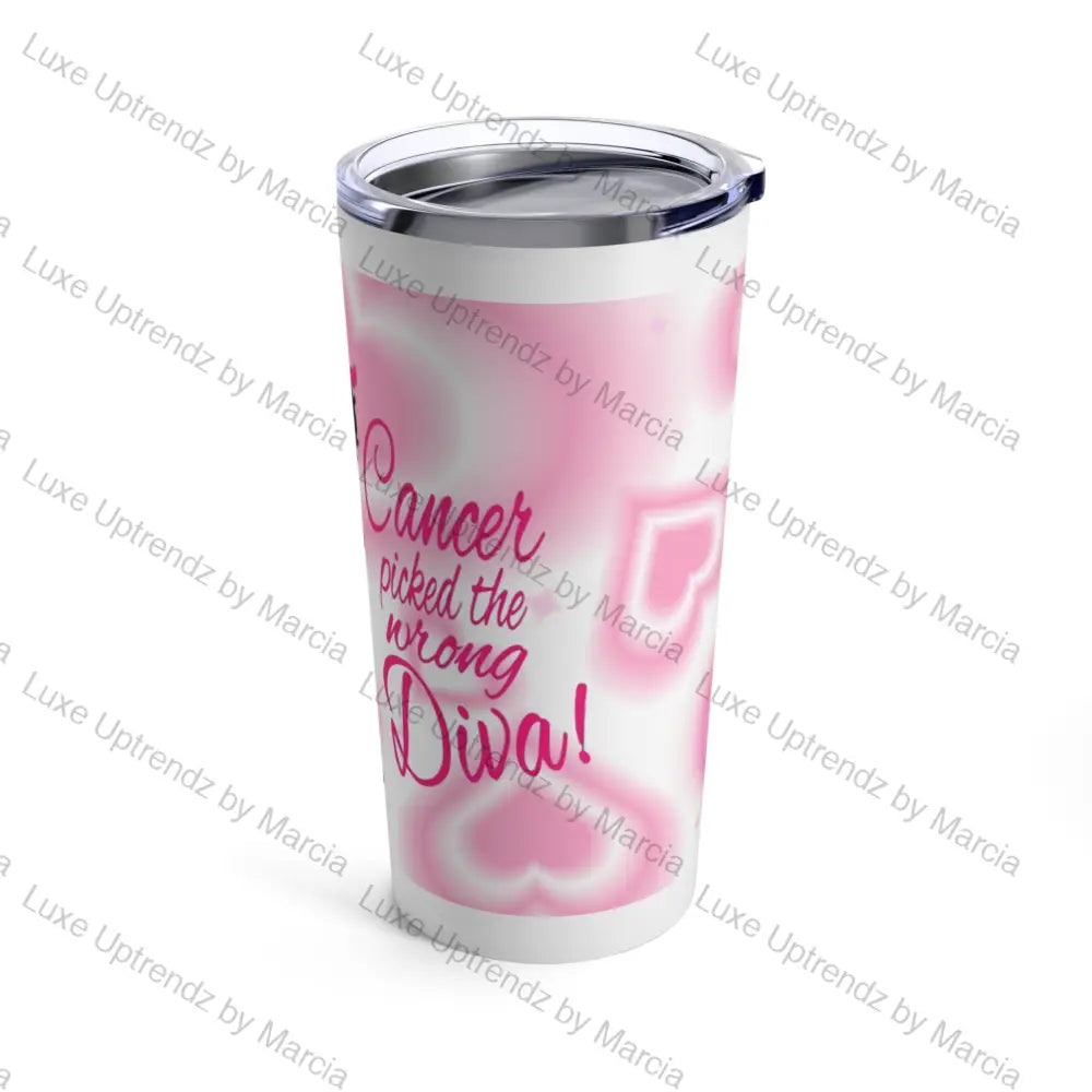 Tumbler 20Oz Betty Boop Cancer Diva Mug