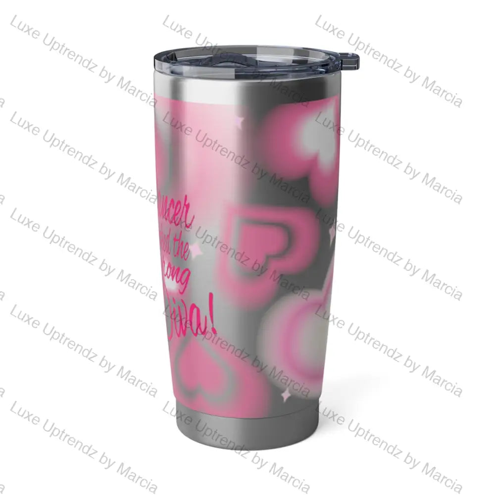 Tumbler 20Oz Betty Boop Cancer Diva Vagabond