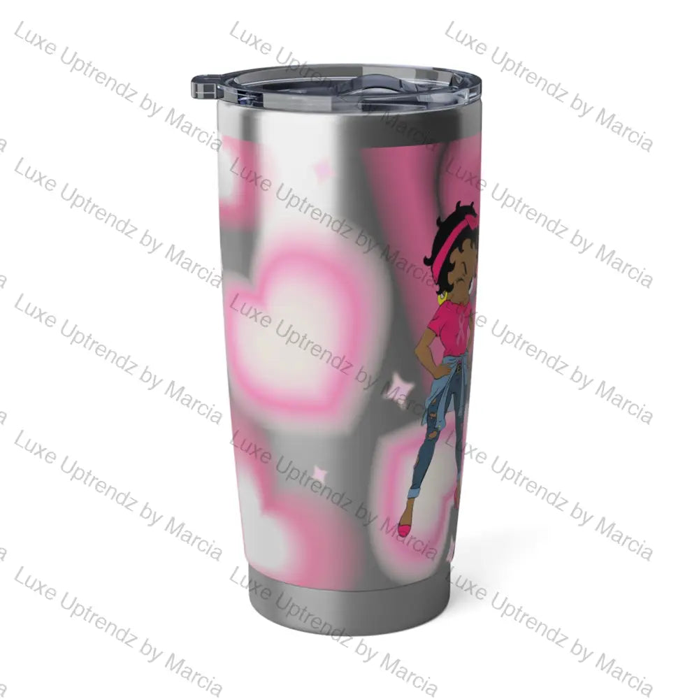 Tumbler 20Oz Betty Boop Cancer Diva Vagabond