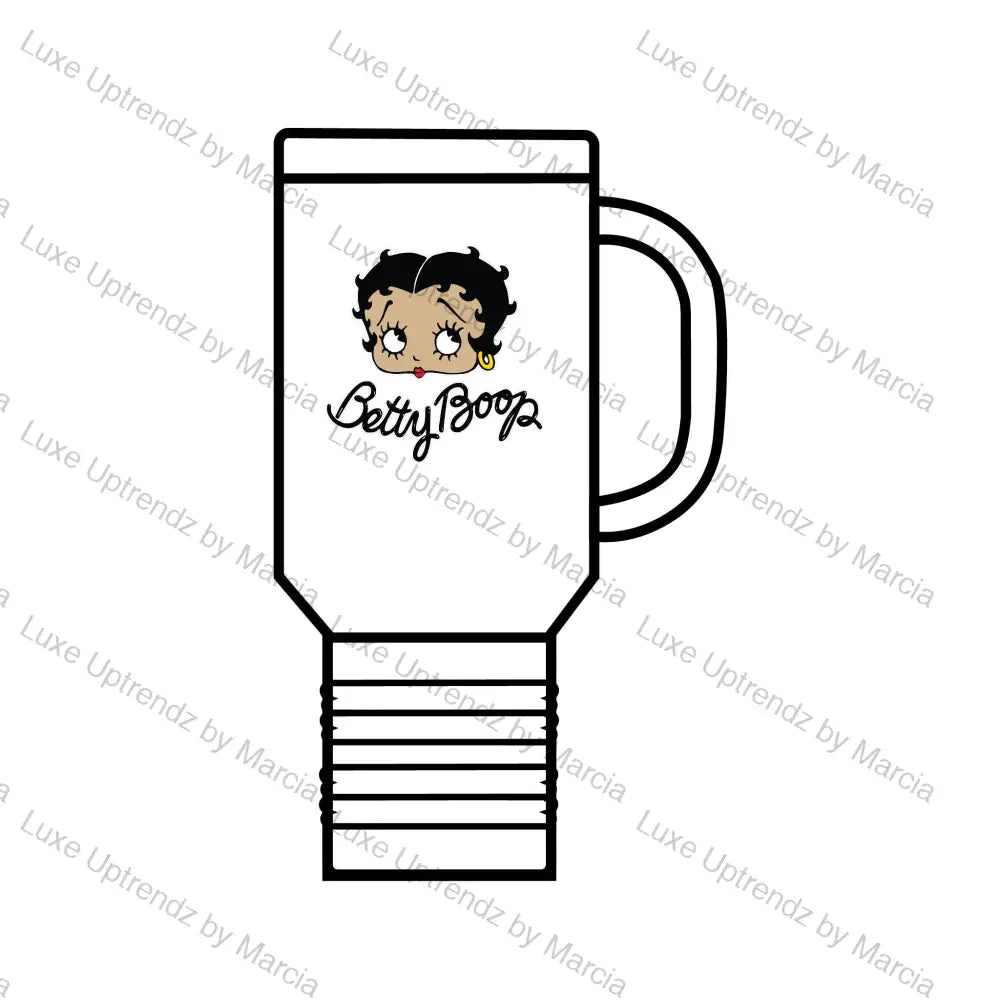 Betty Boop Insulated Travel Mug 40Oz / White