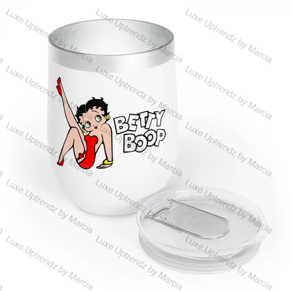 Betty Boop Kick Chill Wine Tumbler Mug