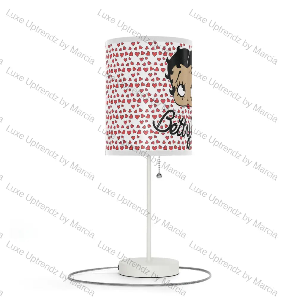 Betty Boop Lamp On A Stand Us|Ca Plug Home Decor