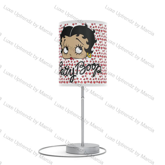 Betty Boop Lamp On A Stand Us|Ca Plug White / Silver One Size Home Decor