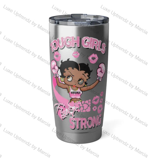 Betty Boop Tough Girls Vagabond 20Oz Tumbler / Silver Mug