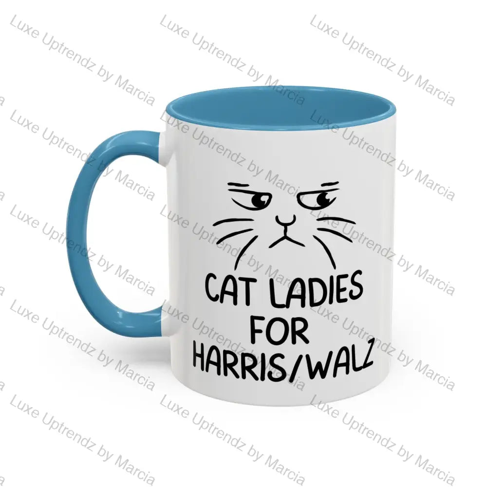 Mug Cat Women Kamala Harris Response 11 And 15Oz 11Oz / Light Blue