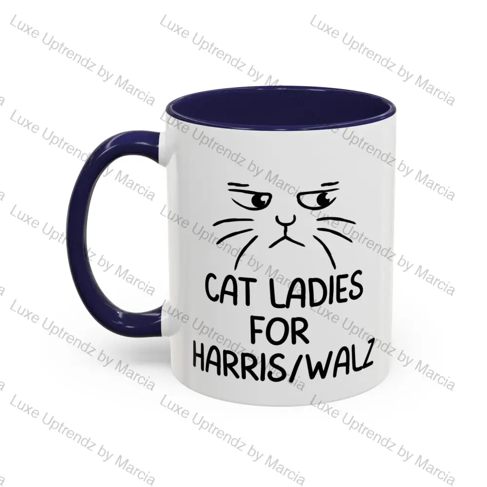 Mug Cat Women Kamala Harris Response 11 And 15Oz 11Oz / Navy