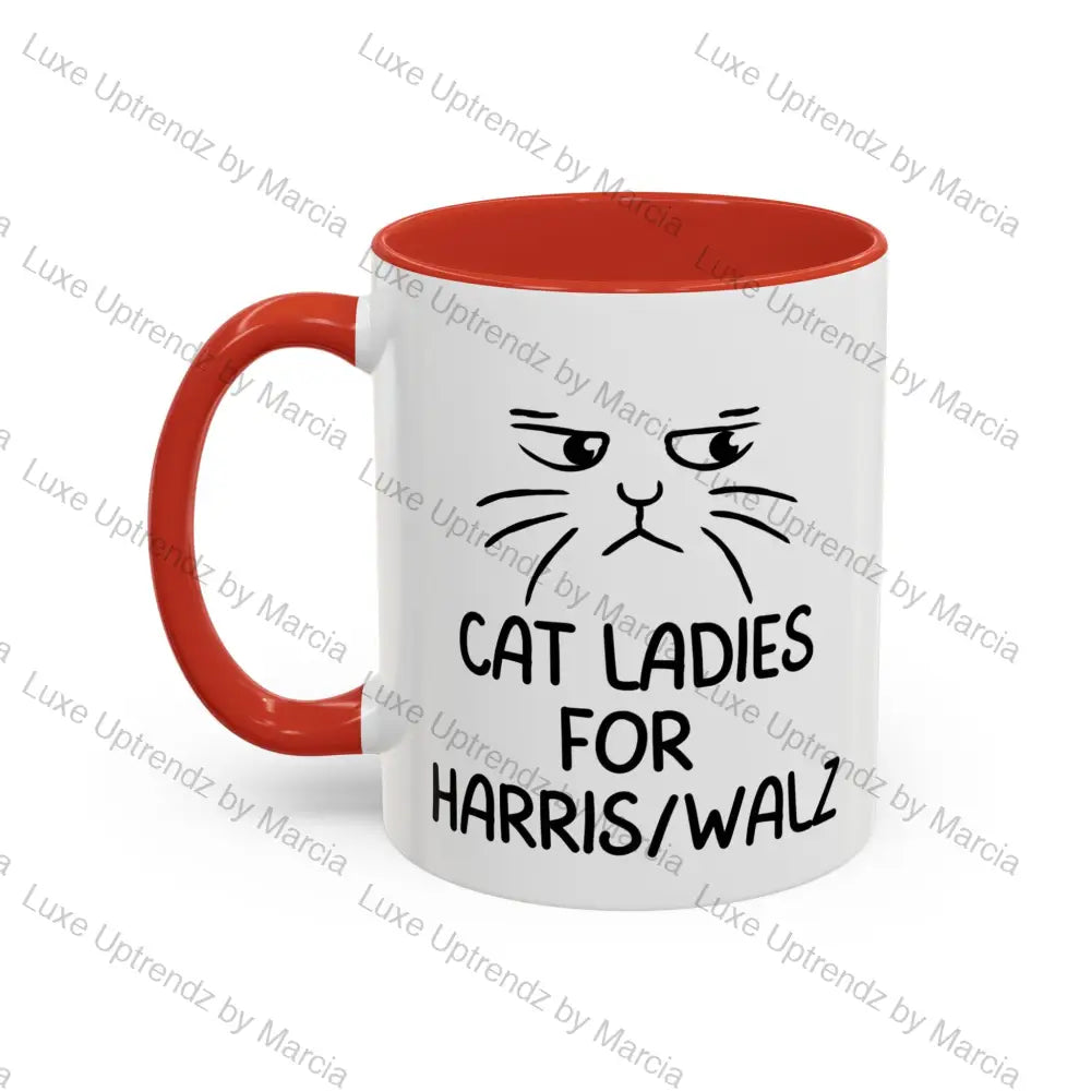 Mug Cat Women Kamala Harris Response 11 And 15Oz 11Oz / Red