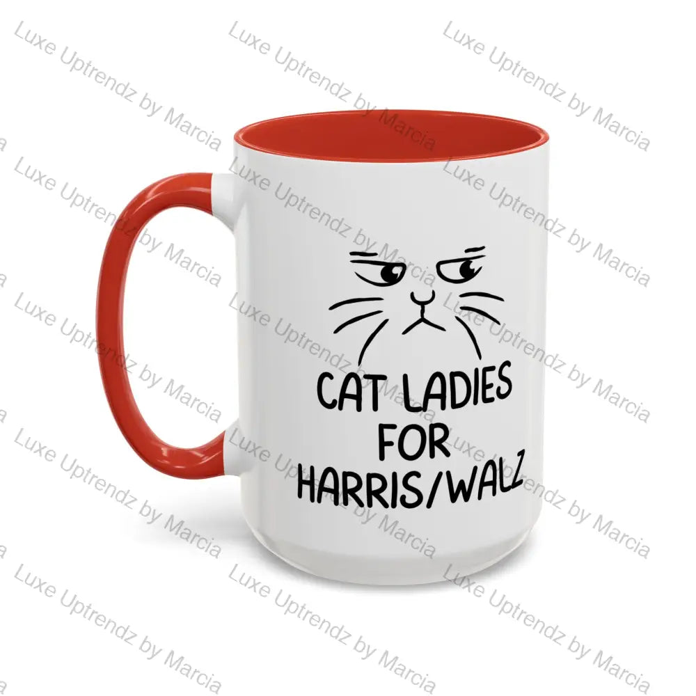 Mug Cat Women Kamala Harris Response 11 And 15Oz / Red