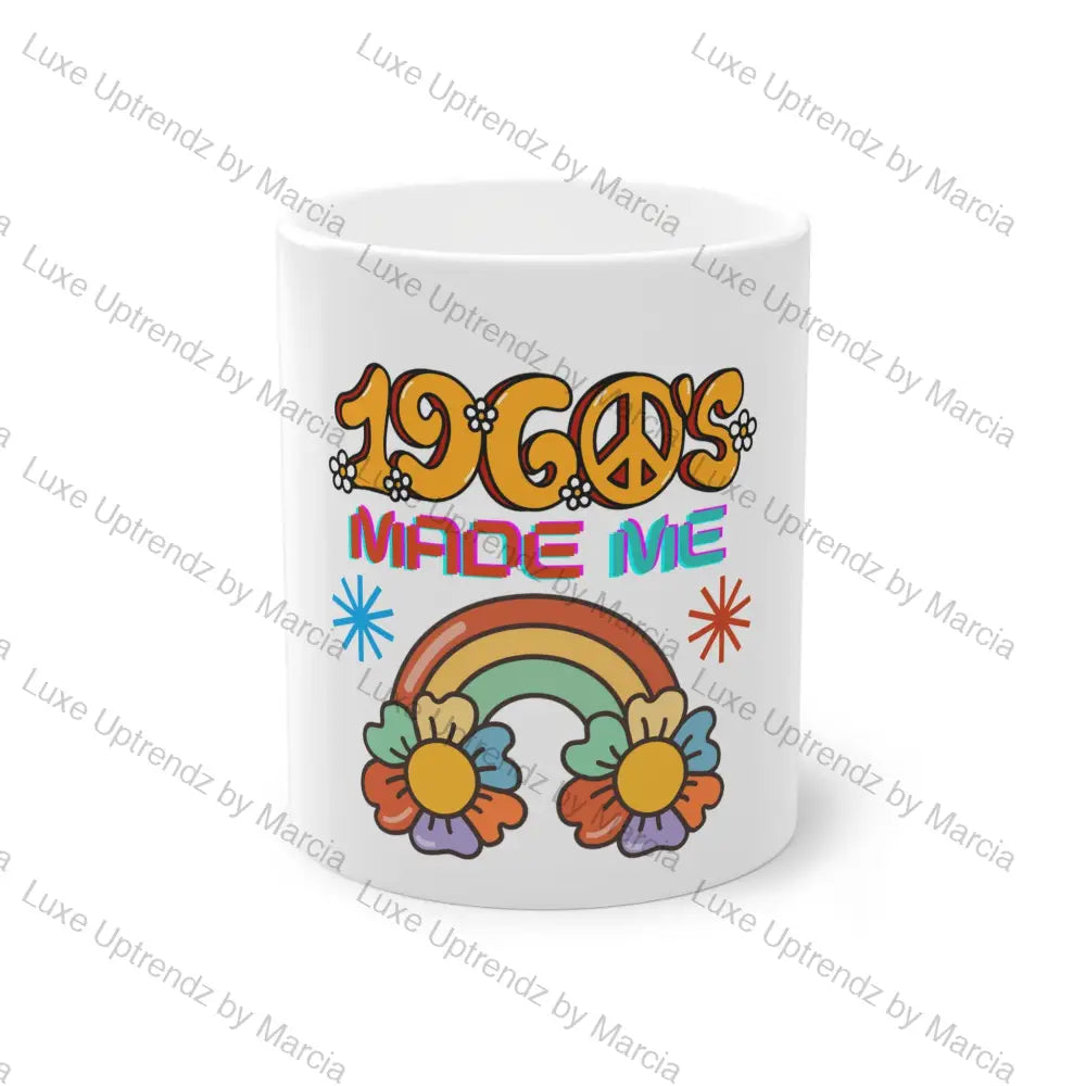 Coffee Mug 11oz, 1960s Made Me 11oz White Glossy