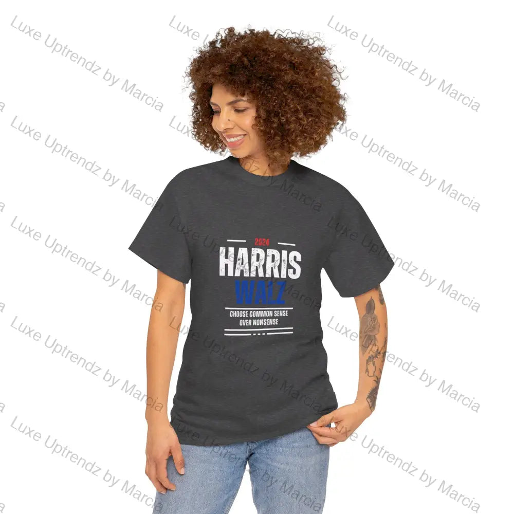 2024 Kamala Harris For President Unisex Tee With Oprah’s Quote Dark Heather / S T-Shirt