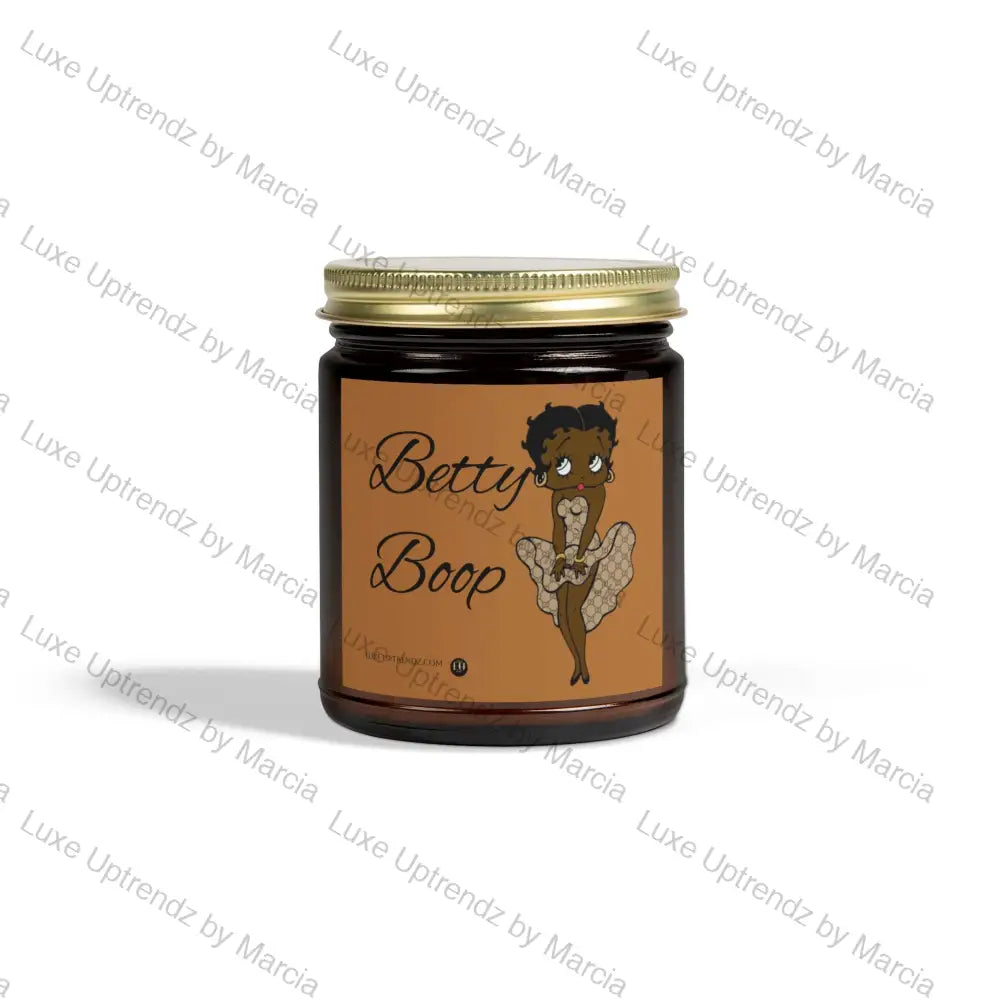 Luxurious Betty Boop Gucci Scented Coconut Apricot Candles In 4Oz And 9Oz Sizes. Scented / Amber