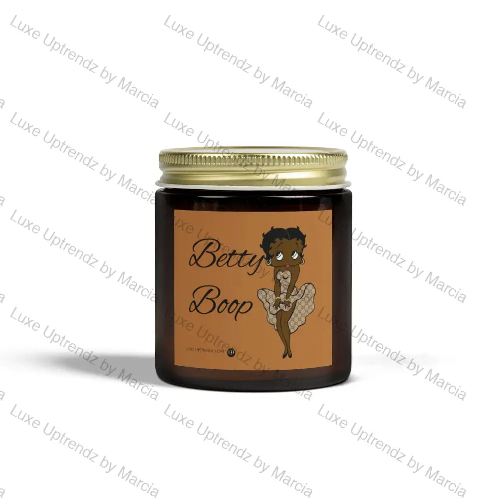 Luxurious Betty Boop Gucci Scented Coconut Apricot Candles In 4Oz And 9Oz Sizes. Scented / Amber