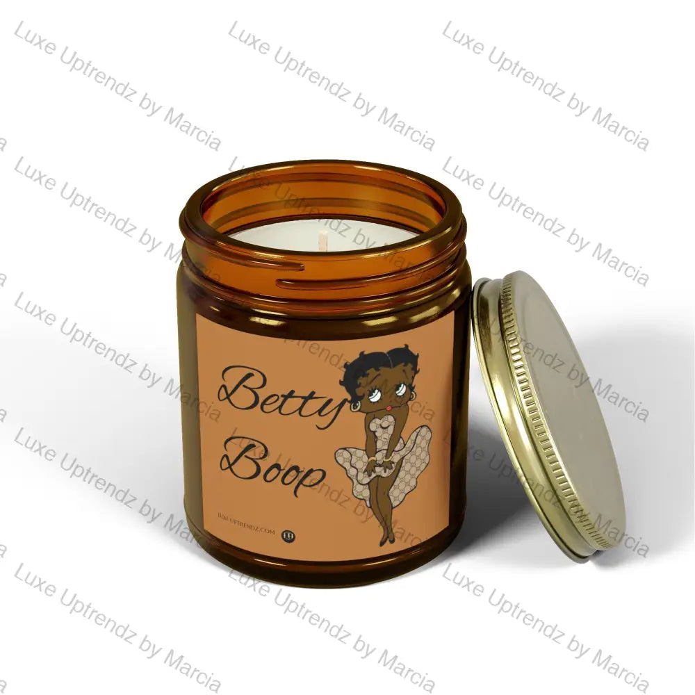 Luxurious Betty Boop Gucci Scented Coconut Apricot Candles In 4Oz And 9Oz Sizes. Scented Home Decor