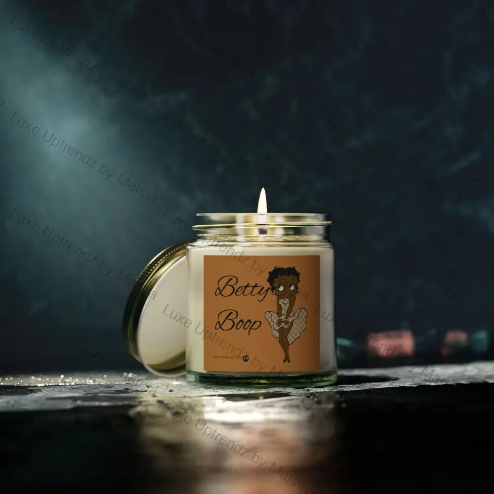 Luxurious Betty Boop Gucci Scented Coconut Apricot Candles In 4Oz And 9Oz Sizes. Scented Home Decor