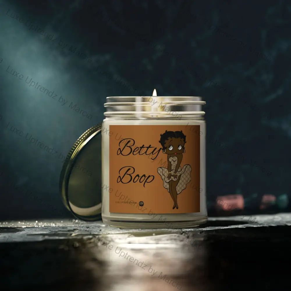 Luxurious Betty Boop Gucci Scented Coconut Apricot Candles In 4Oz And 9Oz Sizes. Scented Home Decor