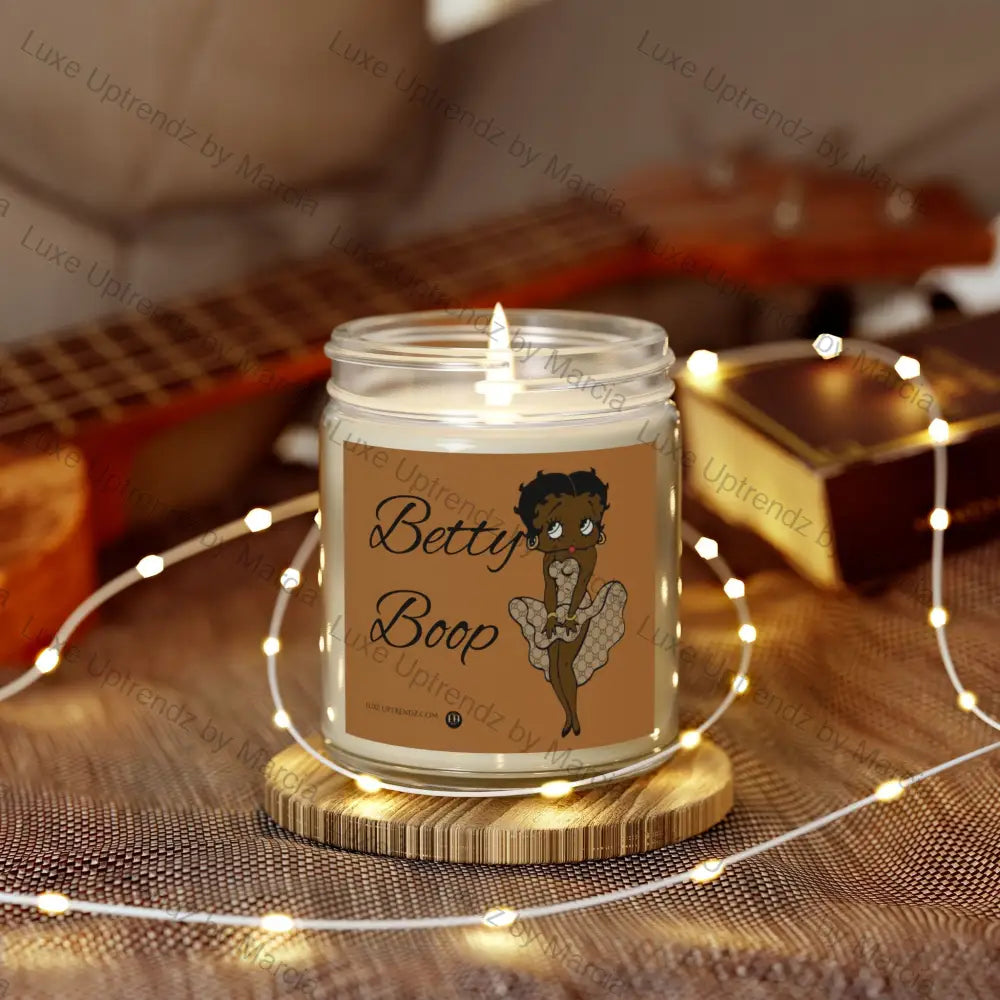 Luxurious Betty Boop Gucci Scented Coconut Apricot Candles In 4Oz And 9Oz Sizes. Scented Home Decor