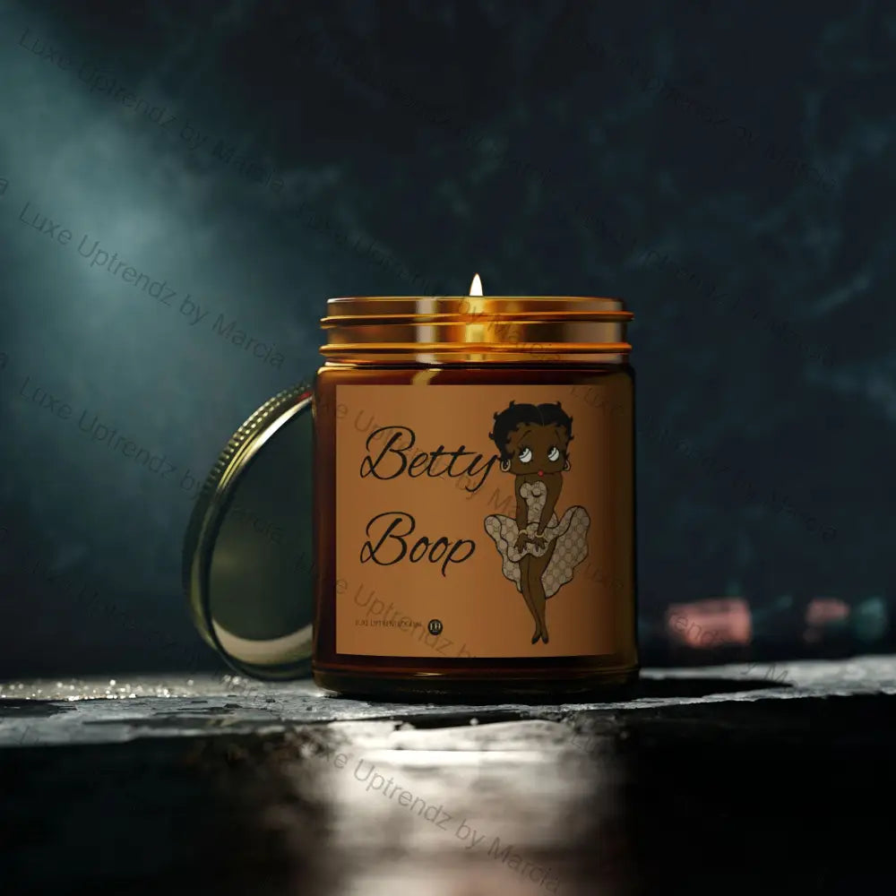 Luxurious Betty Boop Gucci Scented Coconut Apricot Candles In 4Oz And 9Oz Sizes. Scented Home Decor