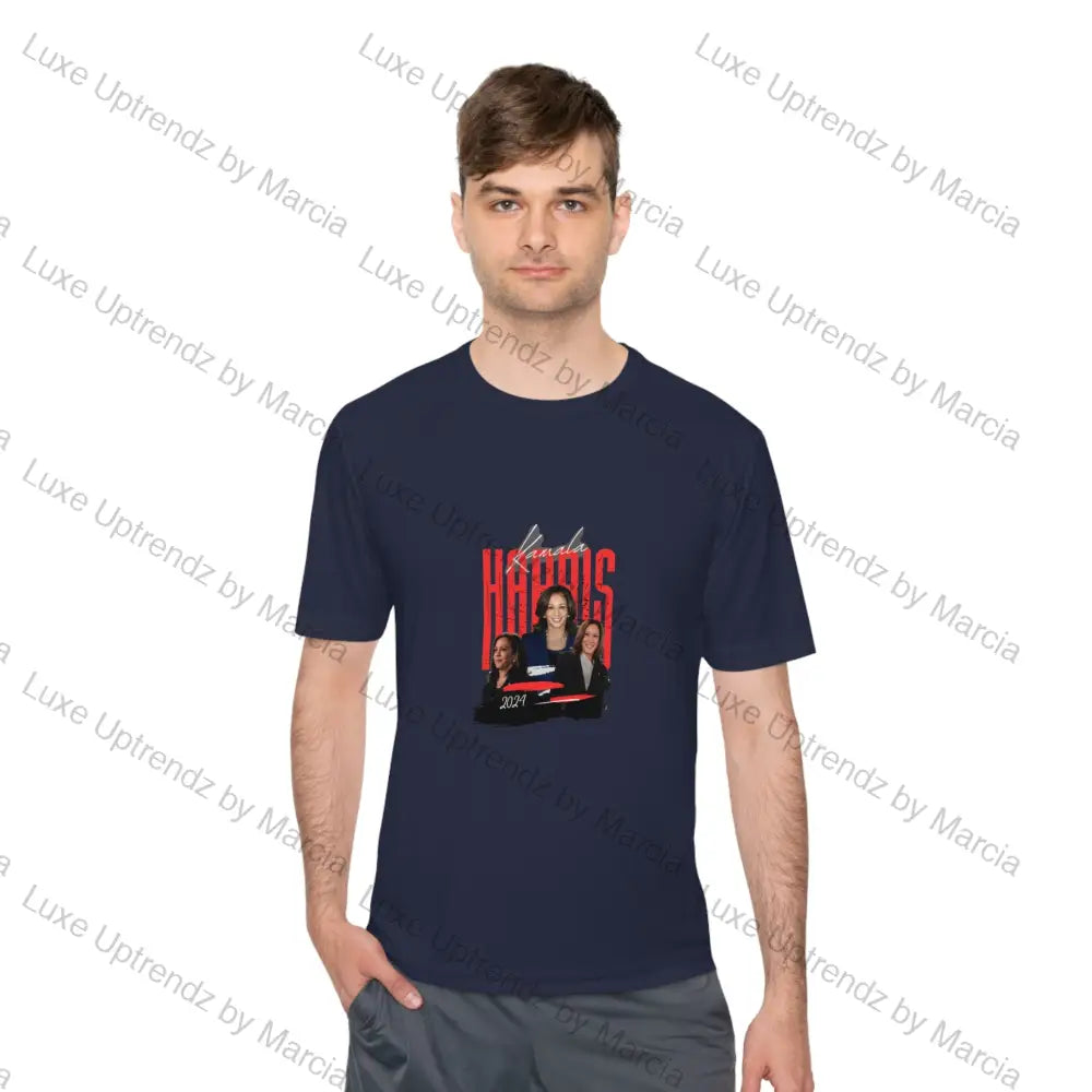 Moisture Wicking Tee - Kamala Harris 2024 3 Pic T-Shirt