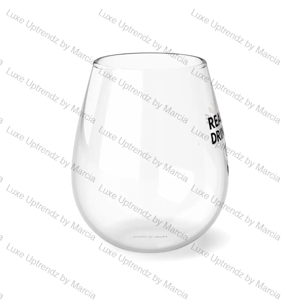 Real Men Drink Wine Stemless Glass 11.75Oz Mug