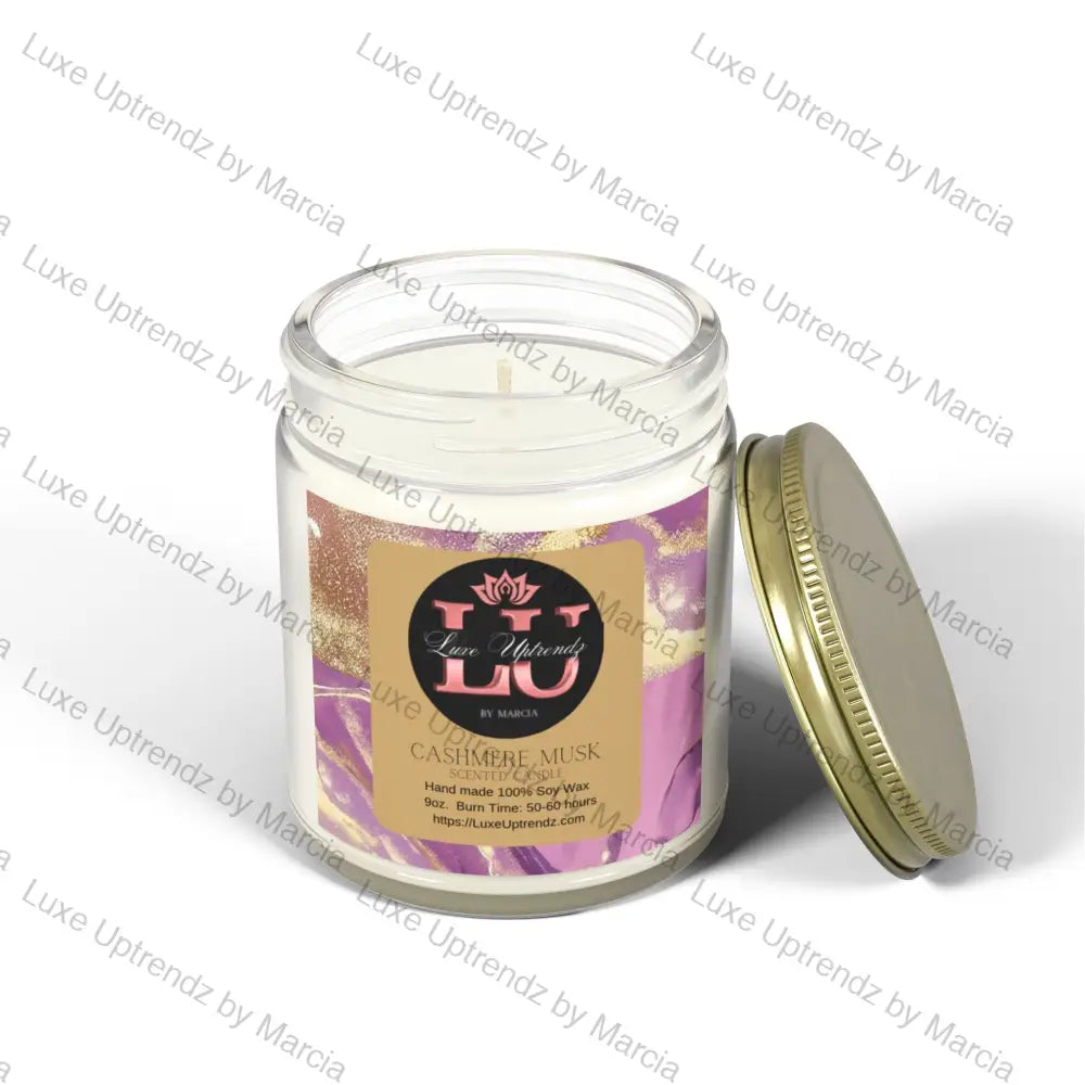 Signature Scented Coconut Apricot Candles (9Oz) Cashmere Musk