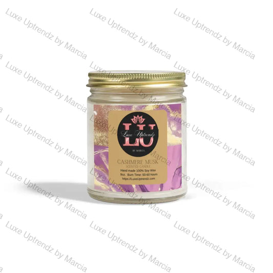 Signature Scented Coconut Apricot Candles (9Oz) Cashmere Musk 9Oz / Clear